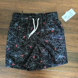 NWT Boys M(8) Spider Man swim trunks